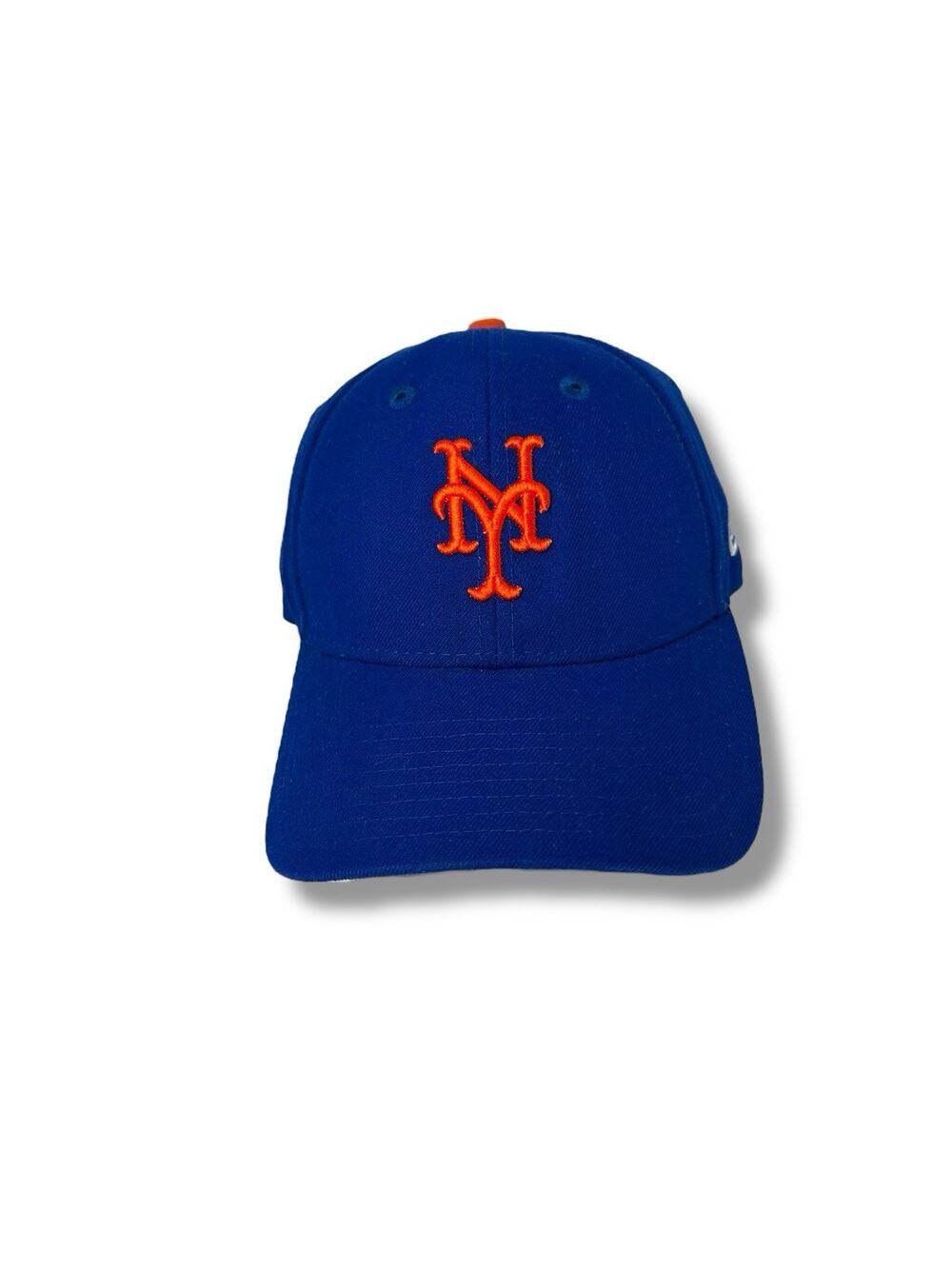 New York Mets New Era 9Forty Blue Orange Adjustable Hat. Preowned